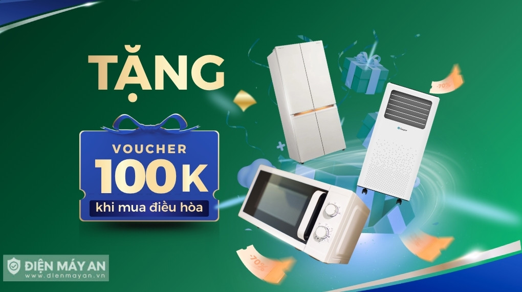 Tặng voucher 100K khi mua điều hòa - tận dụng sao cho lời nhất?